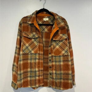 Orange creek LA plaid‎ shacket